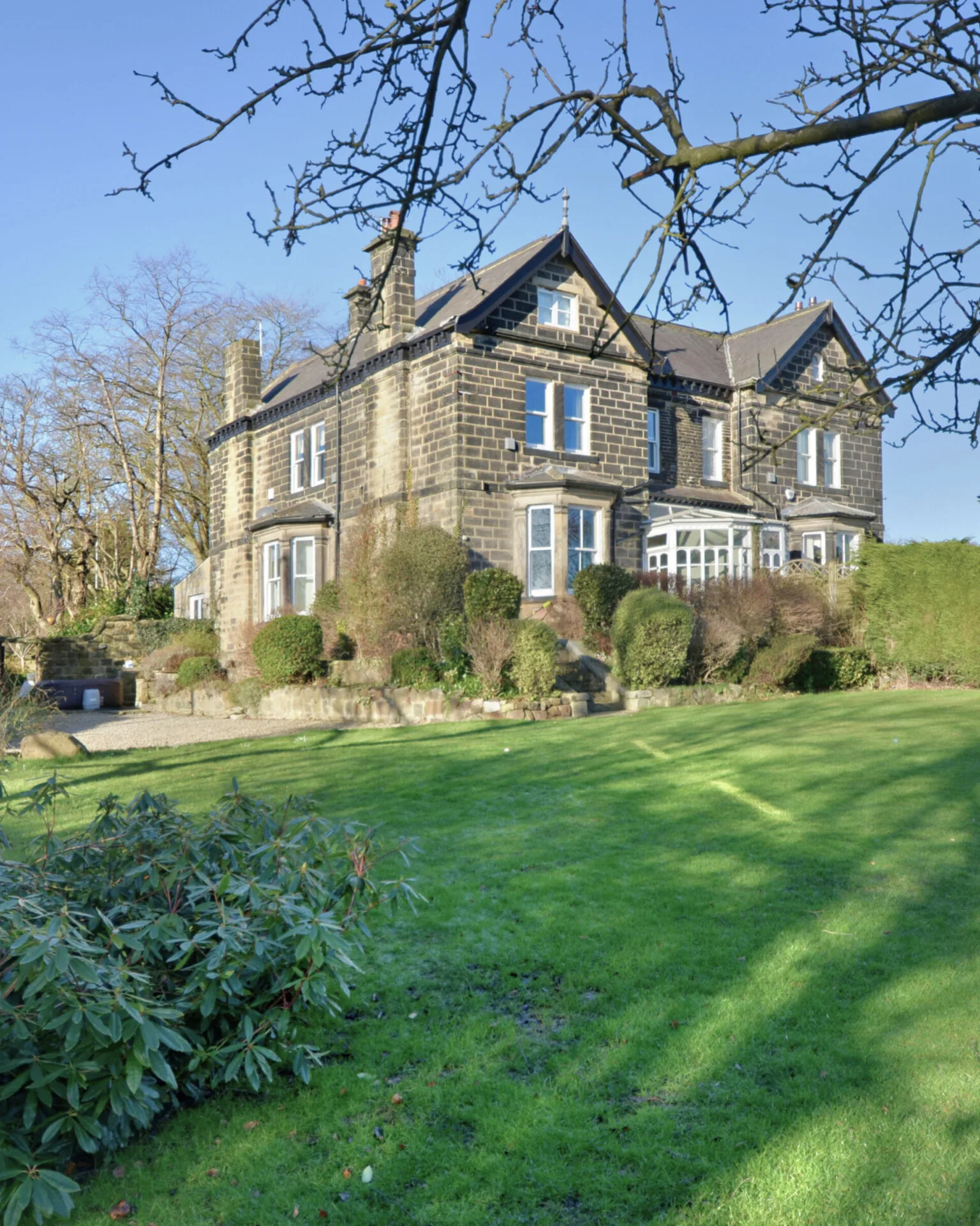 A house on a hill on a sunny day in Leeds